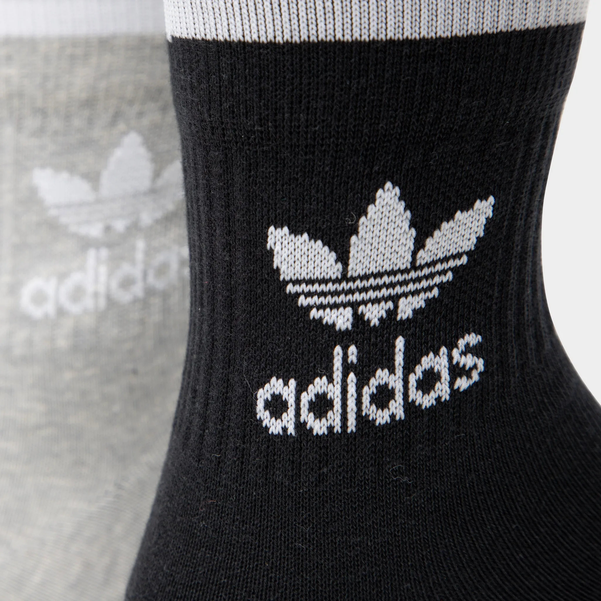 adidas Originals Mid Cut Crew Socks (3 Pack) / Multi