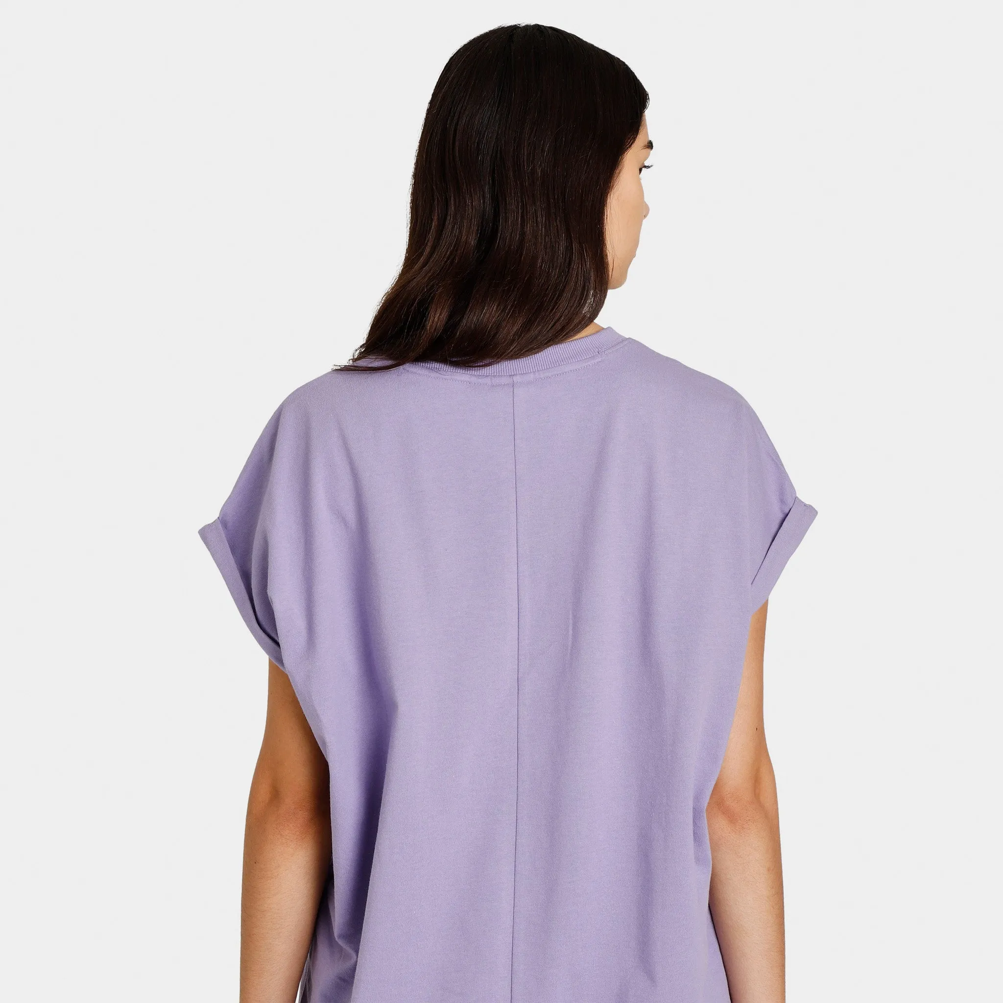 adidas Originals Women's Adicolor Classics Trefoil T-shirt Dress / Magic Lilac