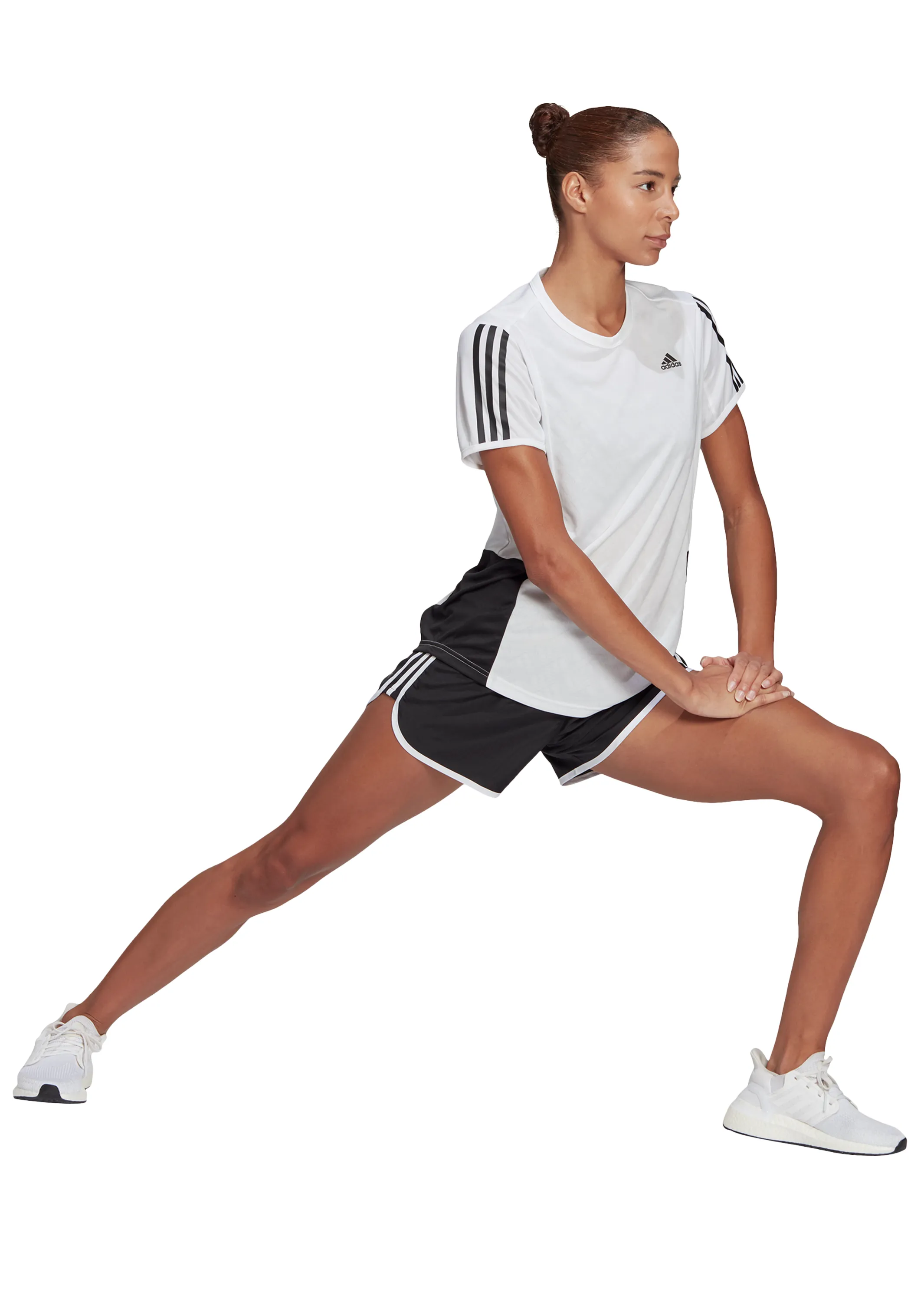 Adidas Women’s Marathon 20 4inch 3 Stripe Short