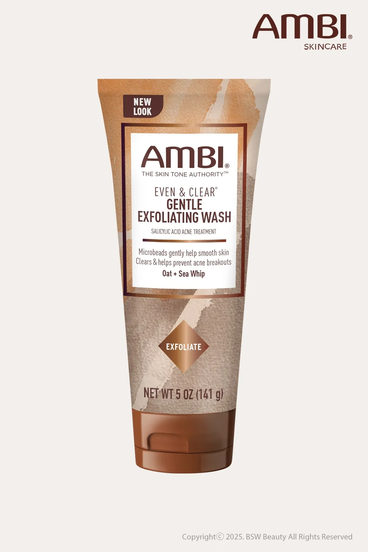 AMBI EVEN & CLEAR GENTLE EXFOLIATING WASH 5oz