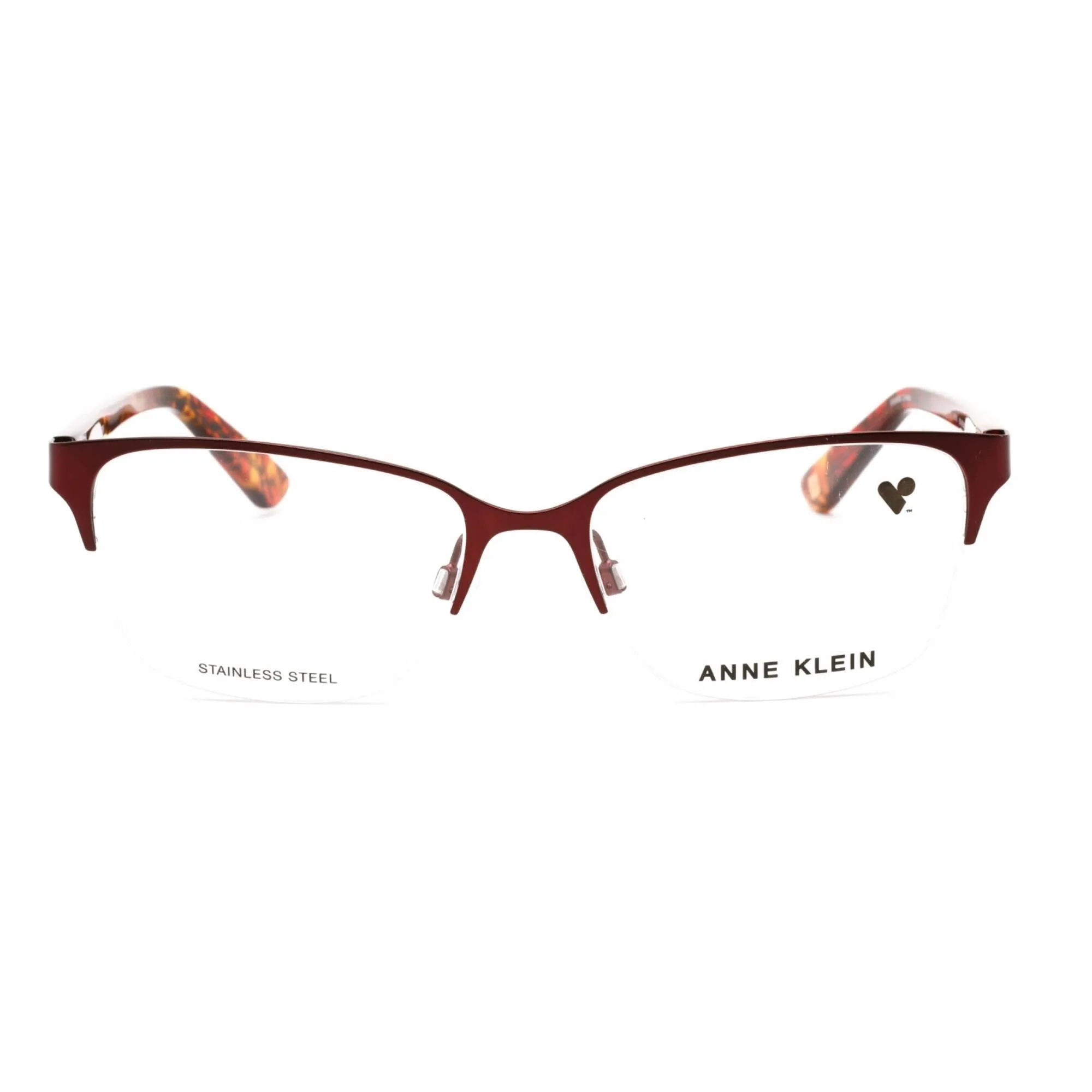 Anne Klein Men's Eyeglasses - Merlot Rectangular Acetate/Metal Frame | AK5083 603