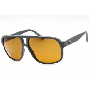 Armani Exchange Men's Sunglasses - Matte Grey Navigator Full Rim | 0AX4104S 824983