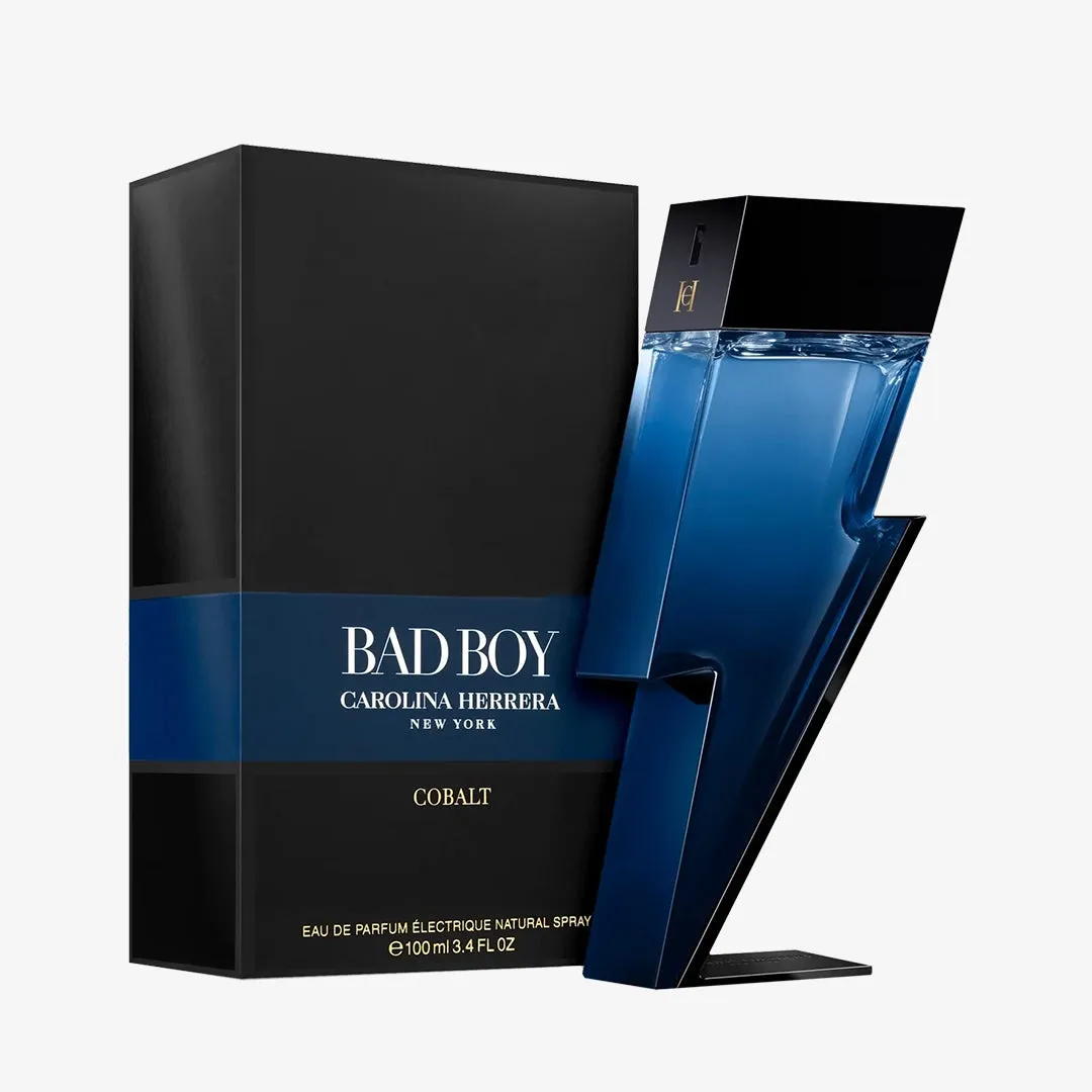 Bad Boy Cobalt For Men By Carolina Herrera Eau De Parfum Electrique 3.4 oz