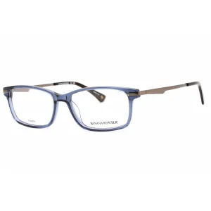 Banana Republic Men's Eyeglasses - Blue Crystal Rectangular Frame | Bernard 0OXZ 00