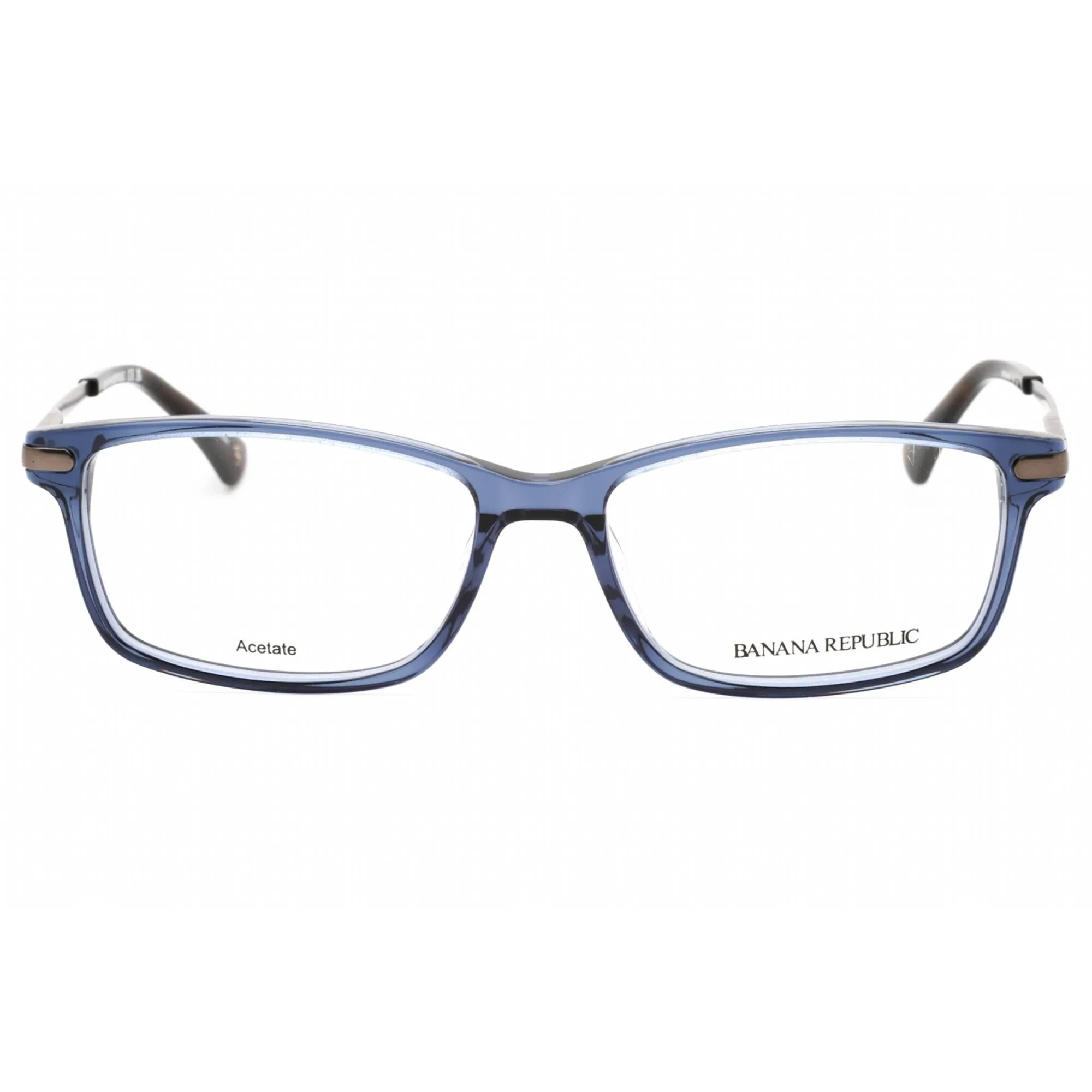 Banana Republic Men's Eyeglasses - Blue Crystal Rectangular Frame | Bernard 0OXZ 00