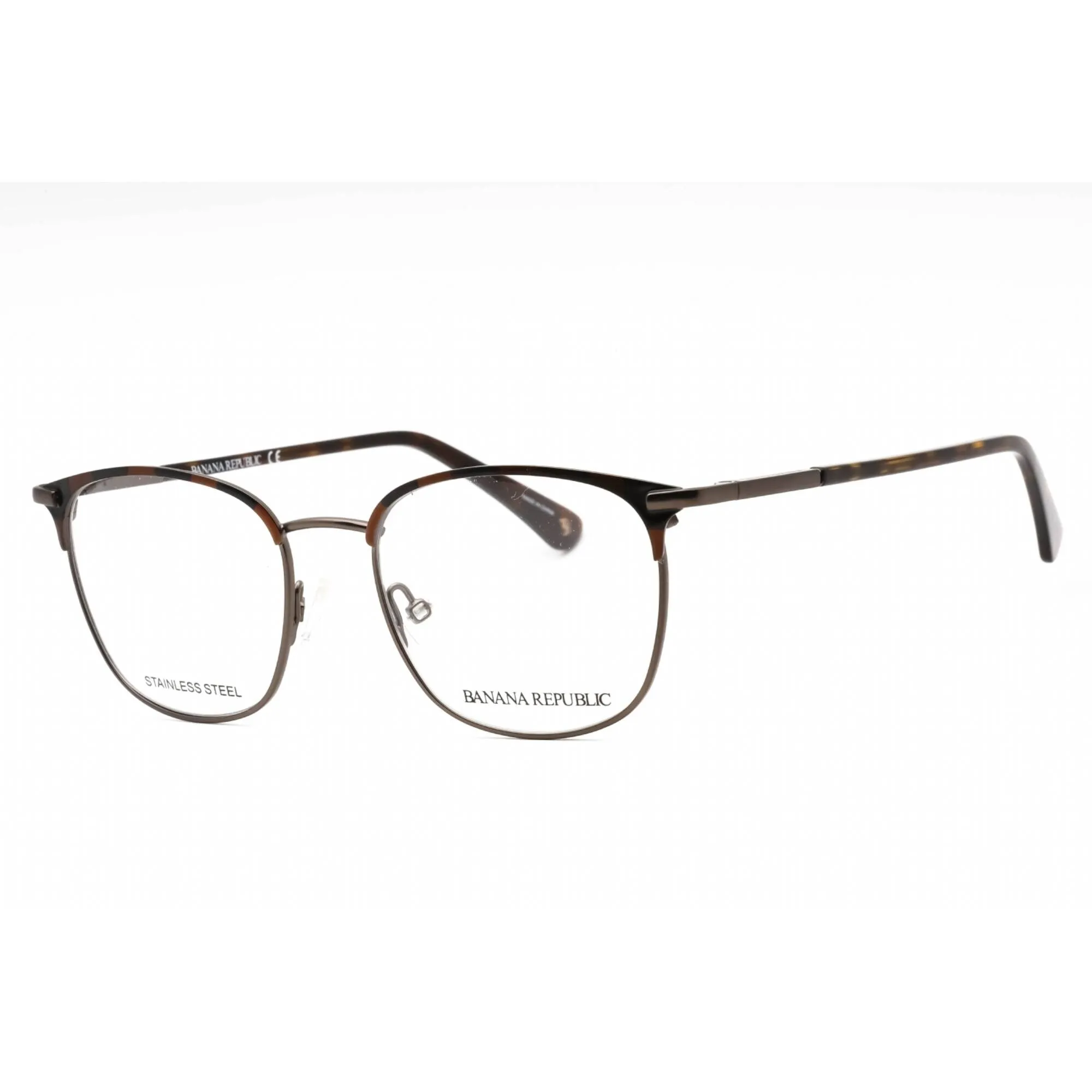 Banana Republic Men's Eyeglasses - Havana Grey Full Rim 49mm Frame | BR 111 0AB8 00