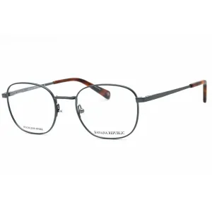 Banana Republic Men's Eyeglasses - Matte Grey Blue Metal Square Frame | BR 117 08HT 00