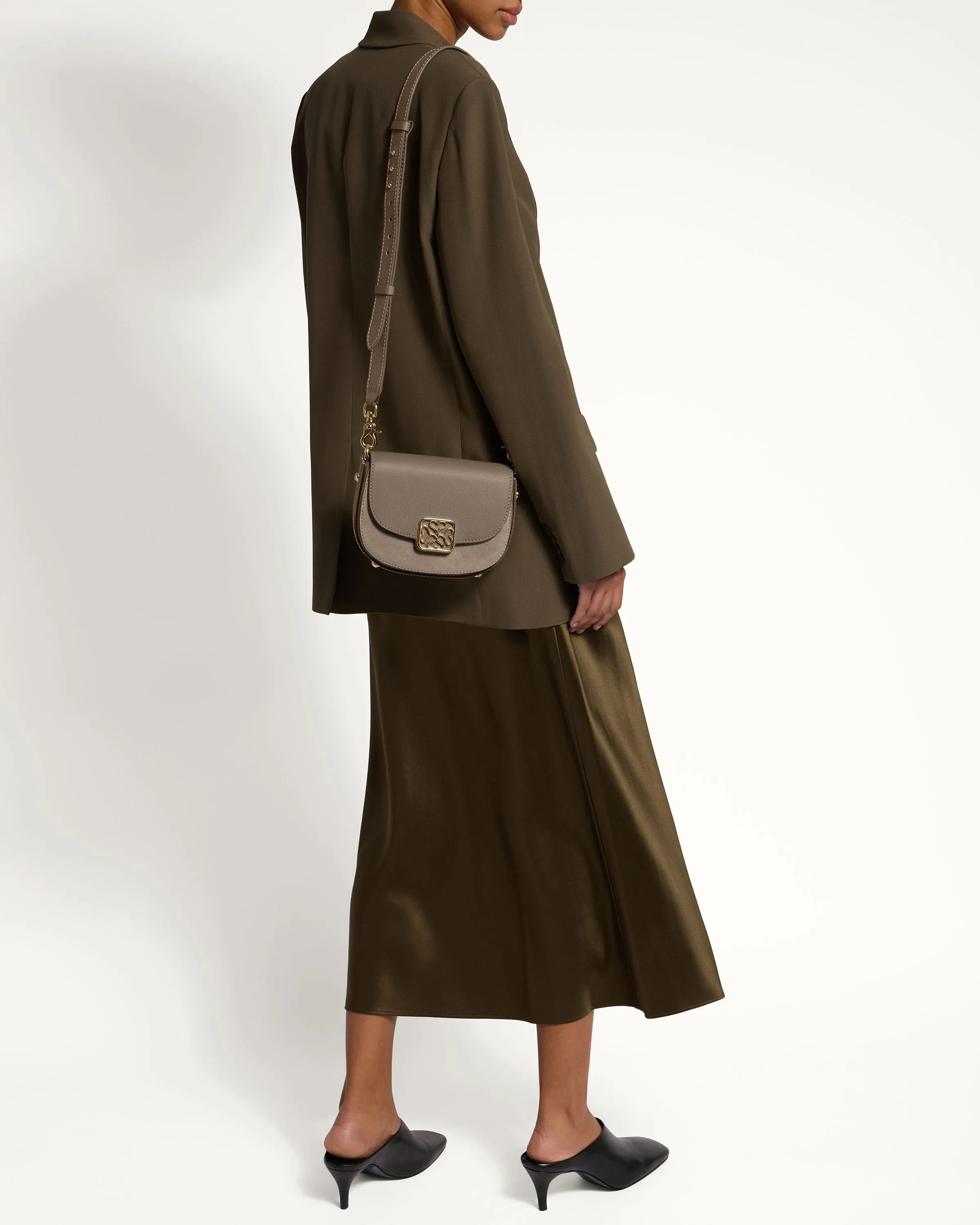 Bay Mini - Taupe Suede