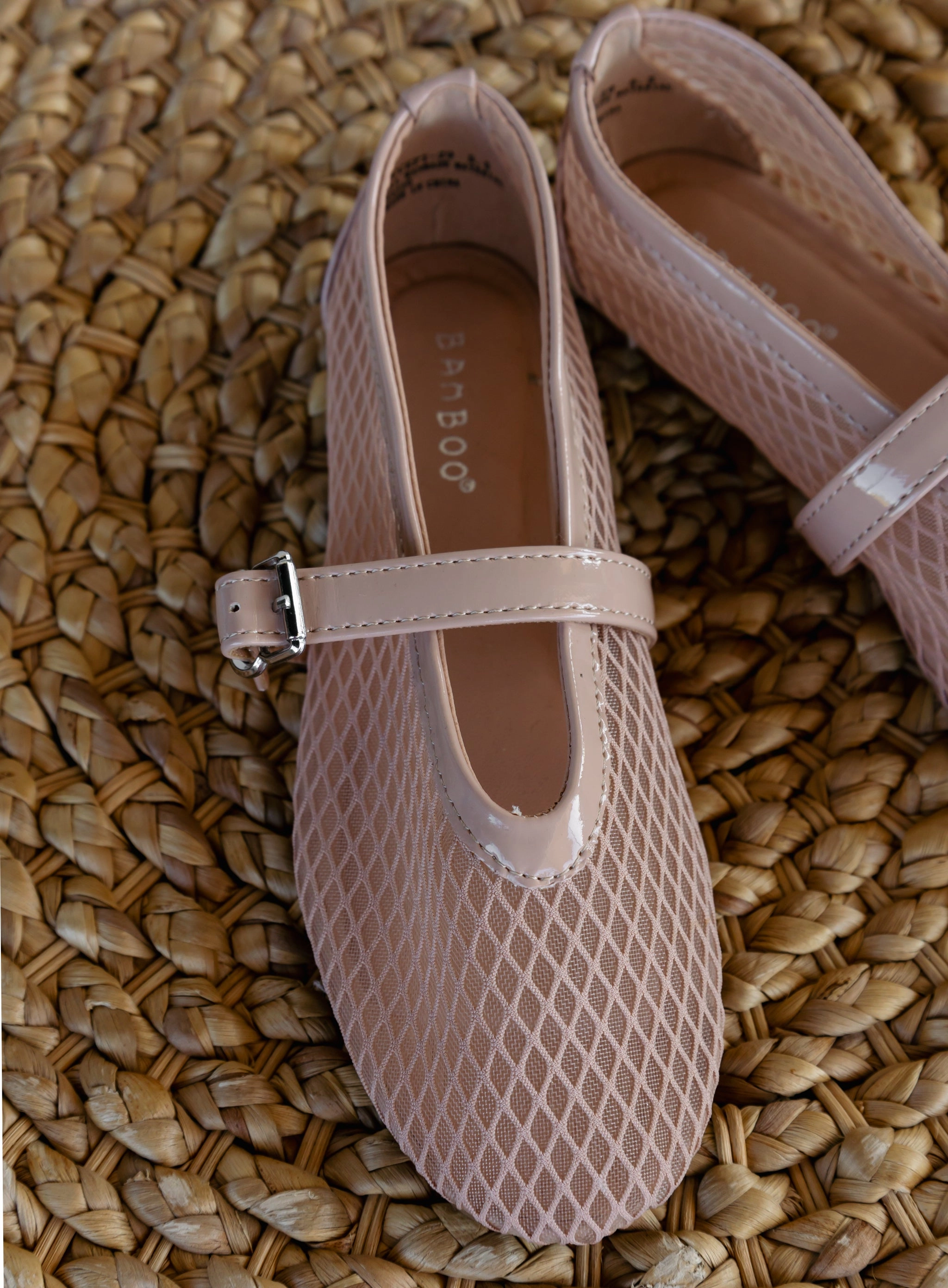 Bella Mesh Ballet Flats - Nude - Final Sale
