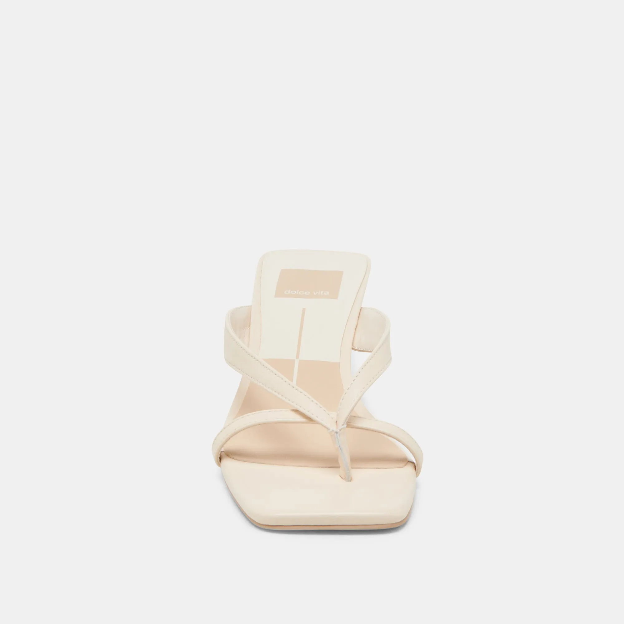 BREVEL HEELS BONE LEATHER
