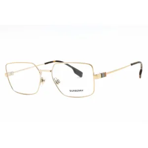 Burberry Men's Eyeglasses - Light Gold Metal Full Rim Butterfly Frame | 0BE1380 1109