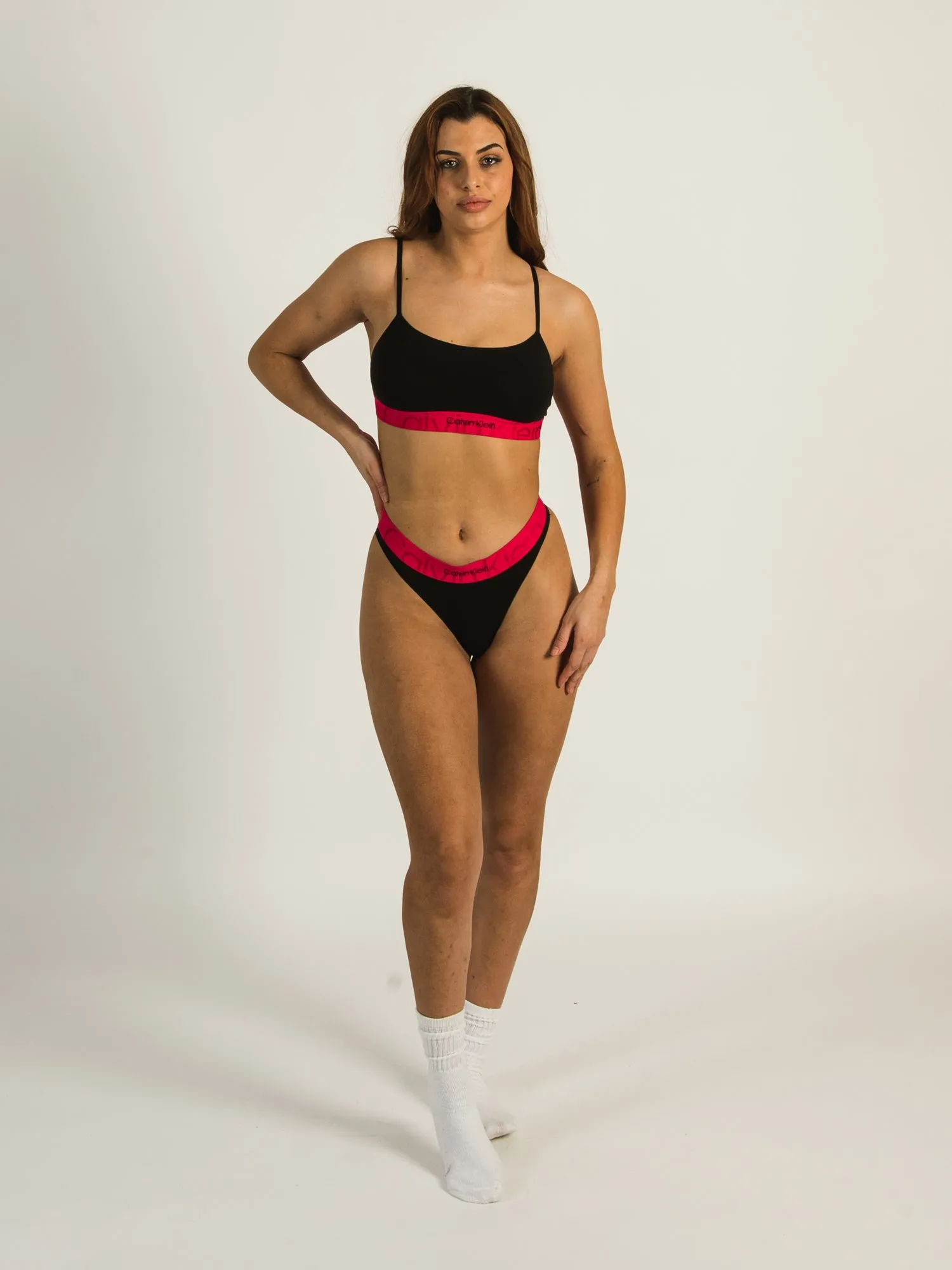 CALVIN KLEIN MODERN COTTON THONG  - CLEARANCE