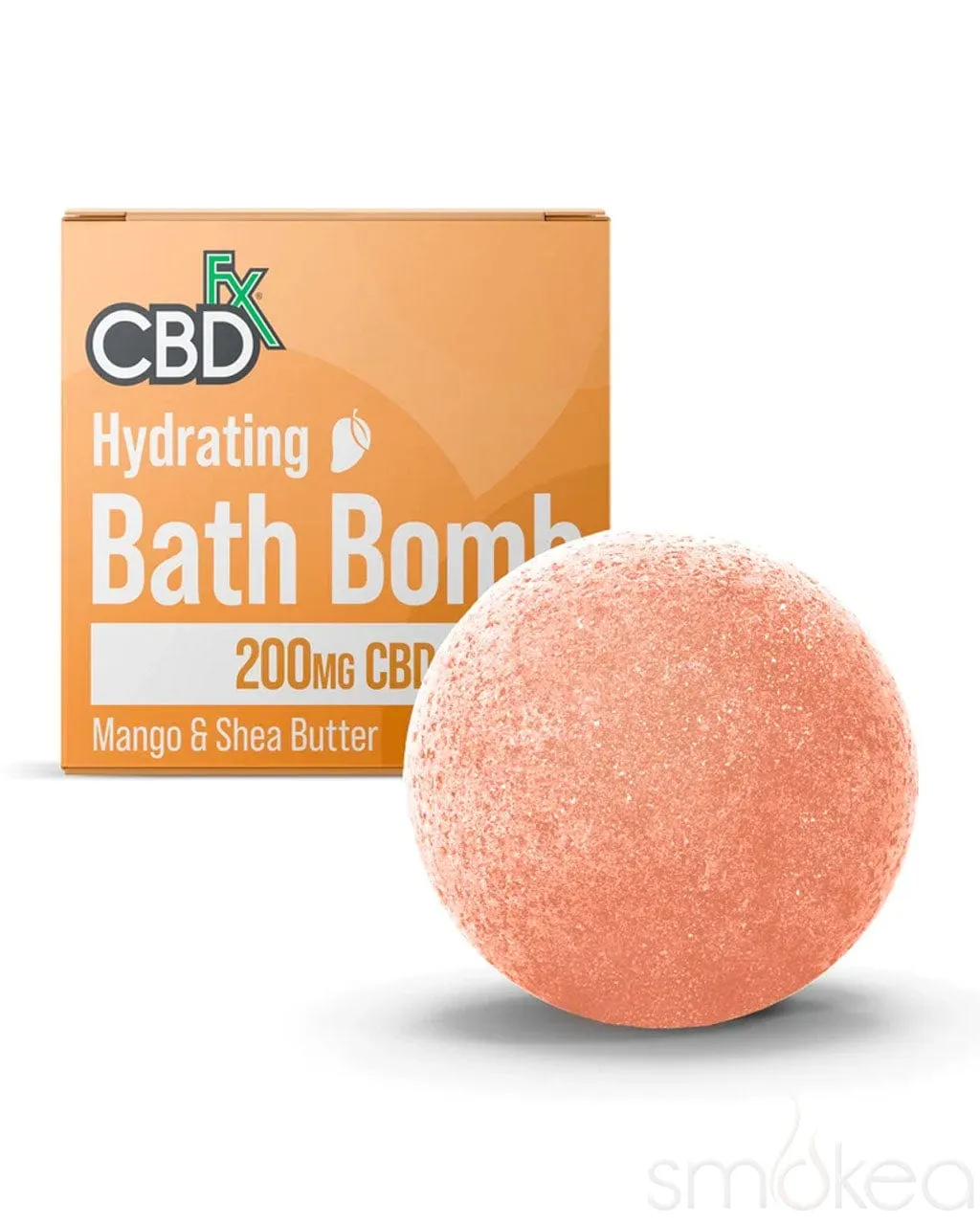 CBDfx Hydrating CBD Bath Bomb - Mango & Shea Butter