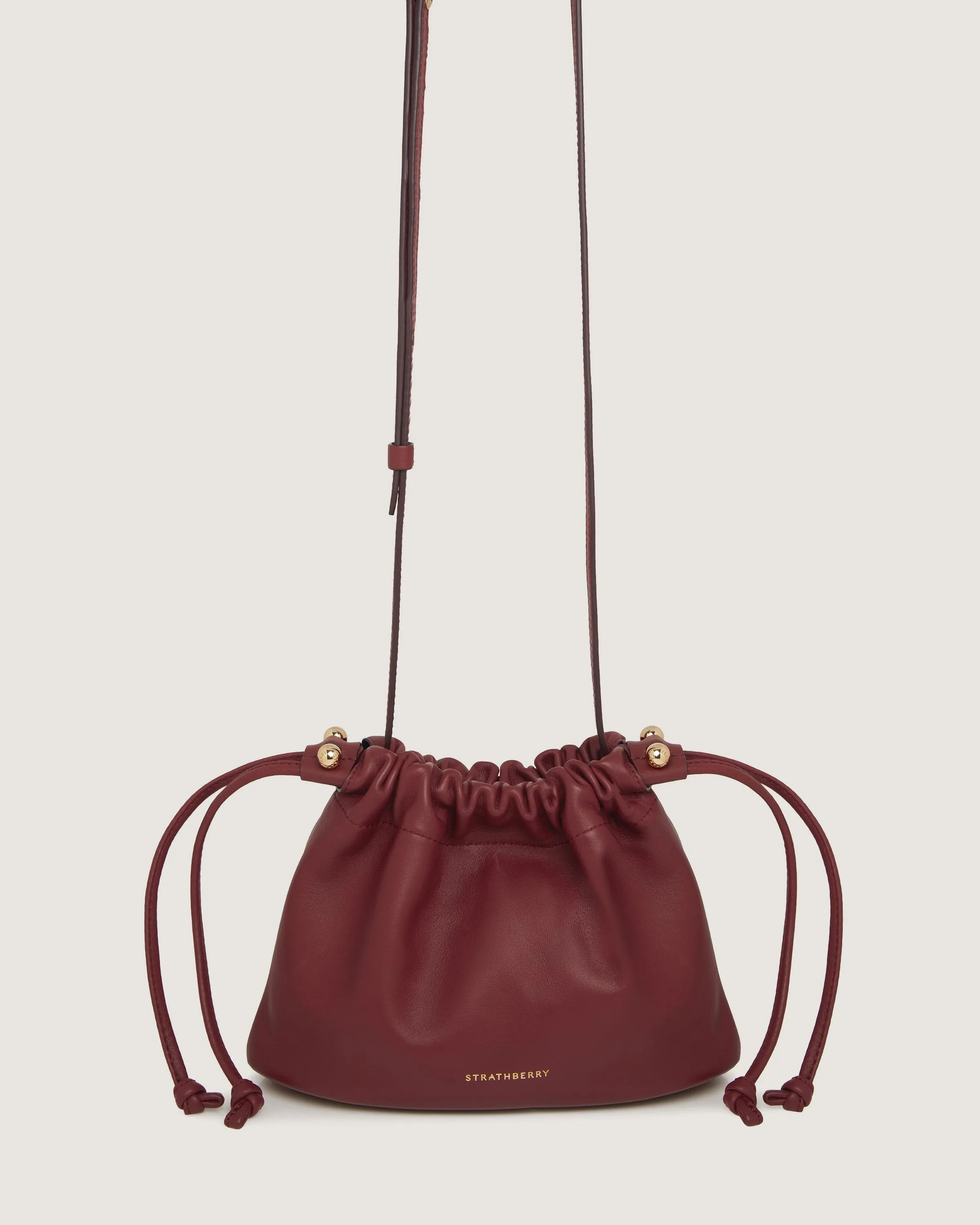 Charlotte Drawstring - Oxblood