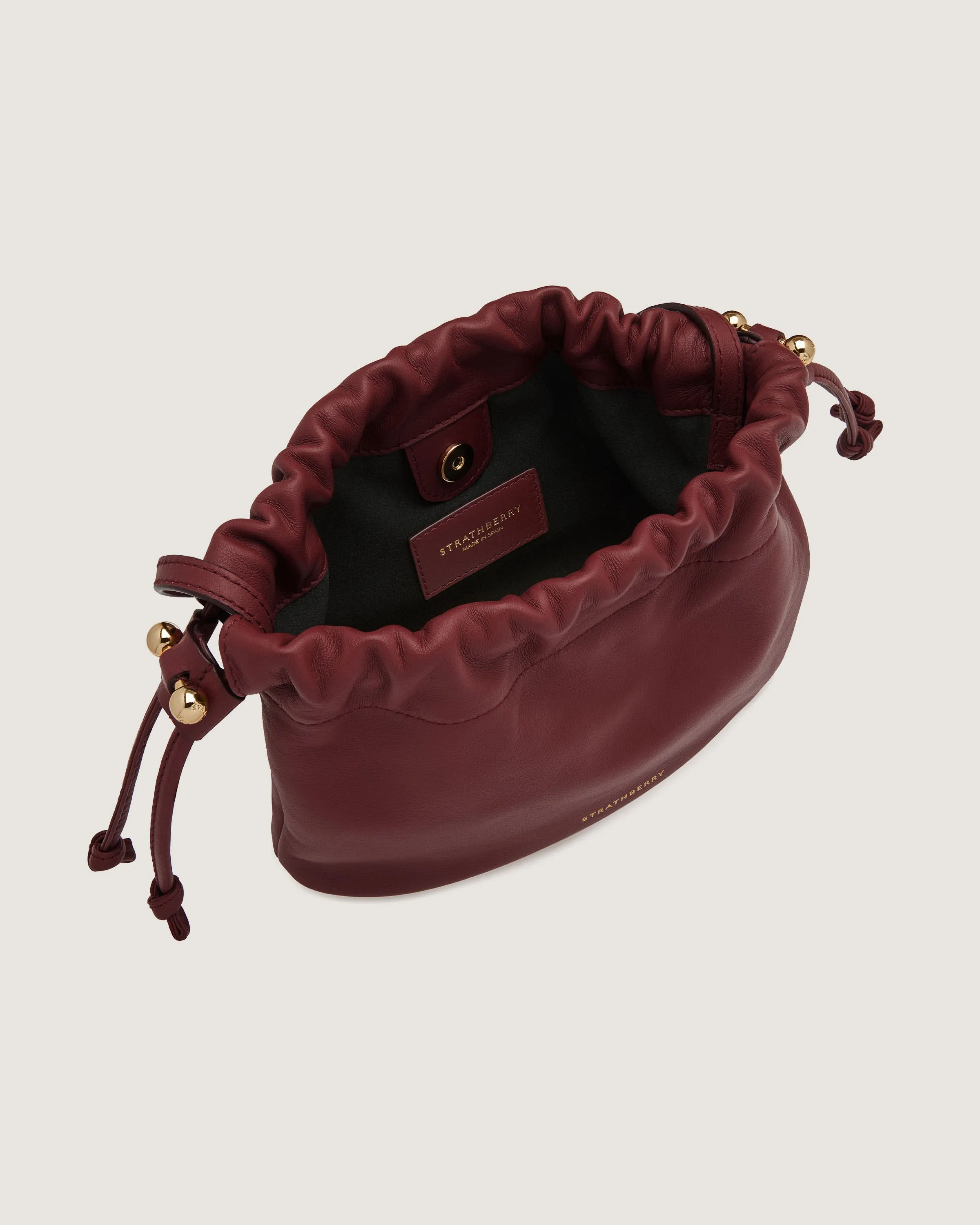 Charlotte Drawstring - Oxblood