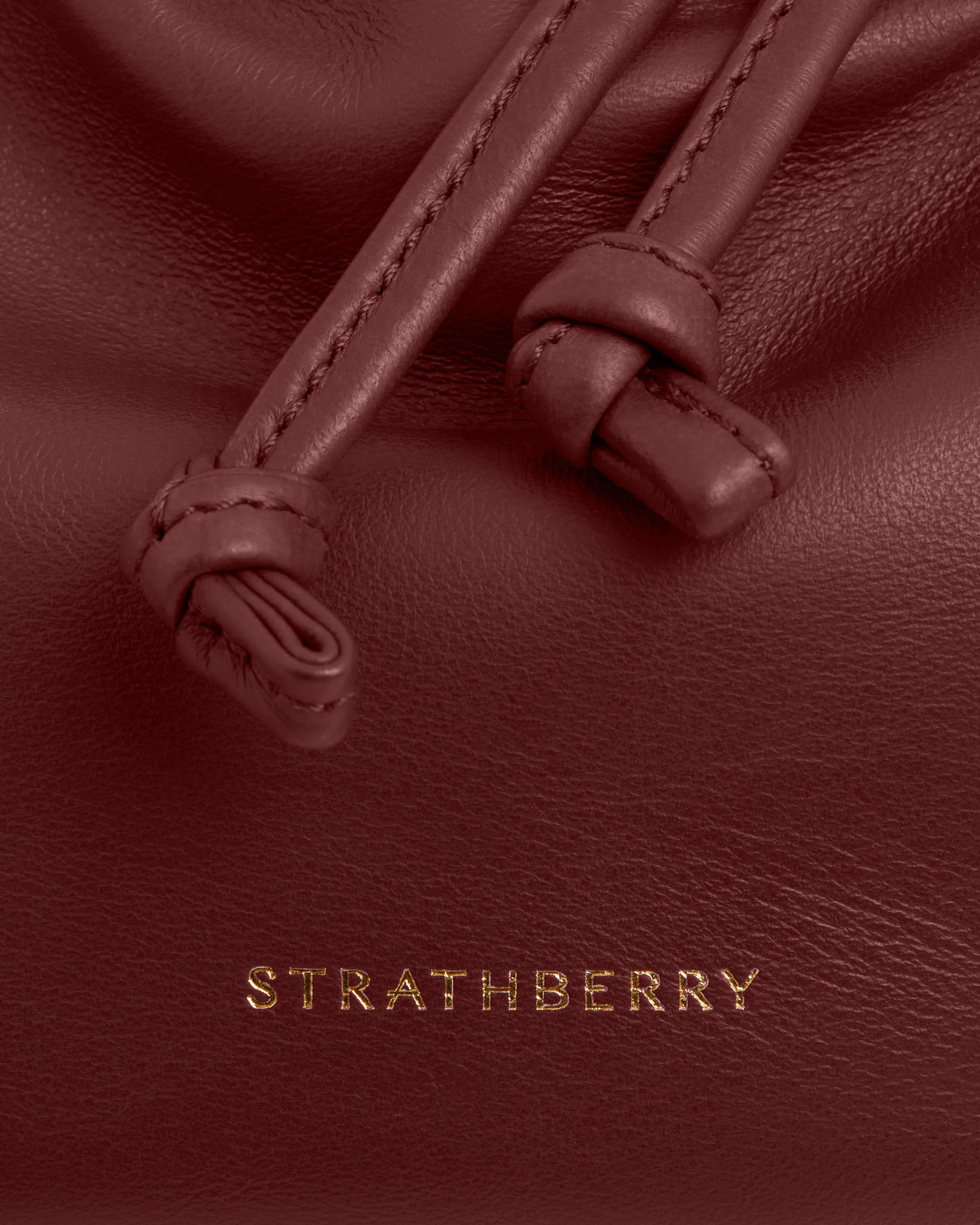 Charlotte Drawstring - Oxblood