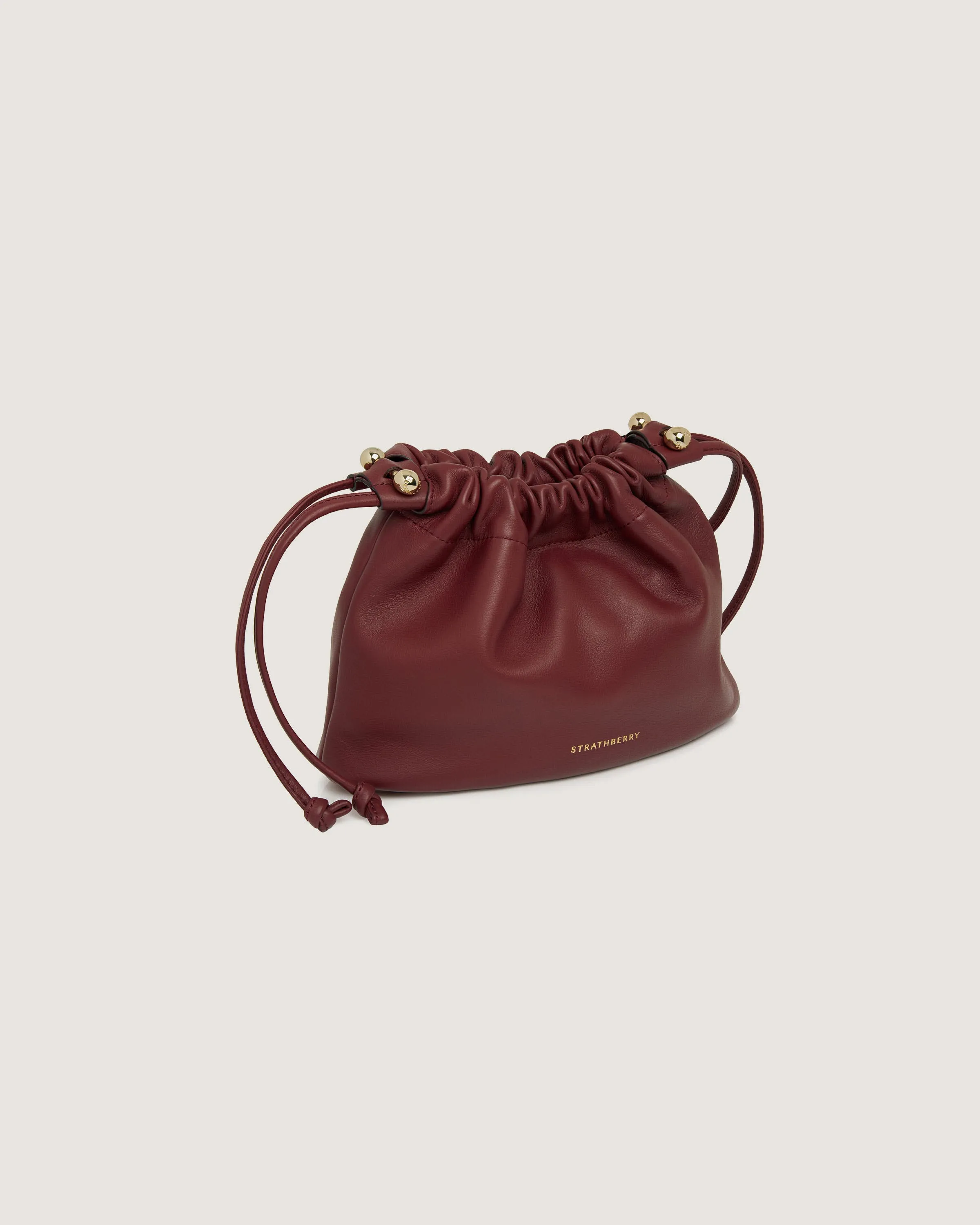 Charlotte Drawstring - Oxblood