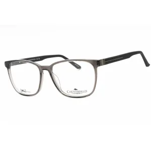 Chesterfield Men's Eyeglasses - Grey Crystal Plastic Square Frame | CH 110XL 0CBL 00