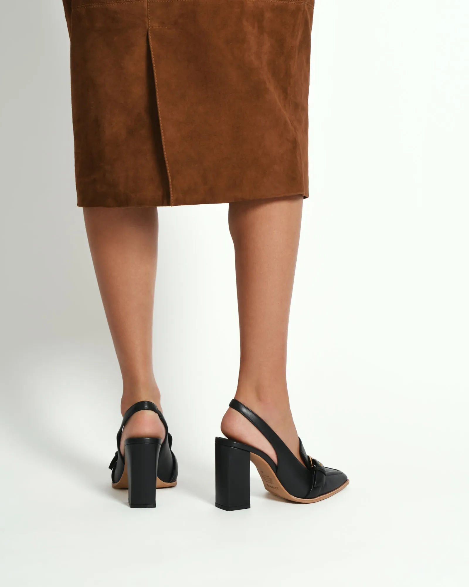 CODIE HIGH HEELS BLACK LEATHER