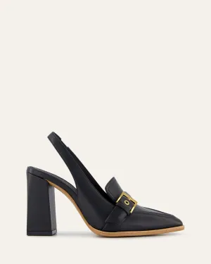 CODIE HIGH HEELS BLACK LEATHER
