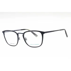 Cole Haan Men's Eyeglasses - Navy Metal Square Full Rim Frame Clear Lens | CH4042 414