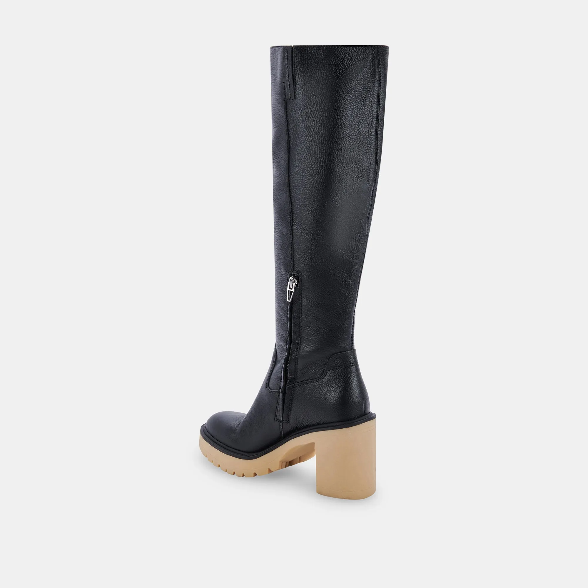 CORRY H2O WIDE BOOTS BLACK LEATHER