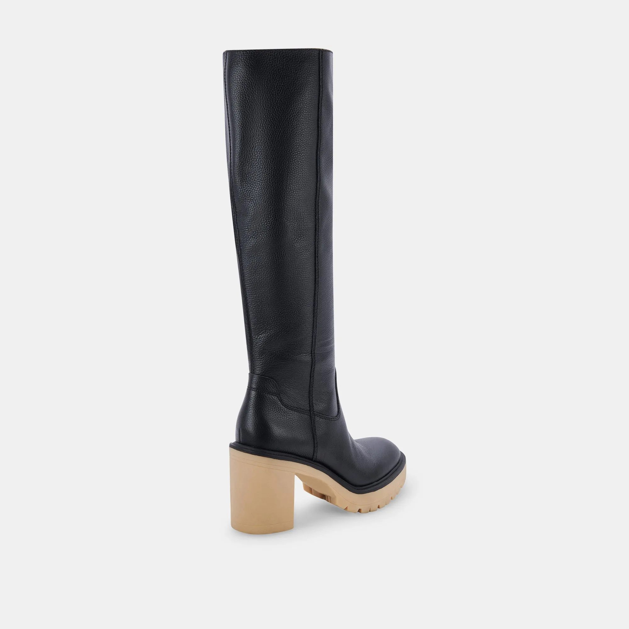 CORRY H2O WIDE BOOTS BLACK LEATHER