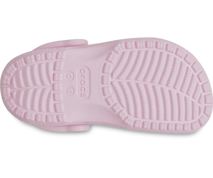 CROCS KID'S CLASSIC PINK MILK CLOGS