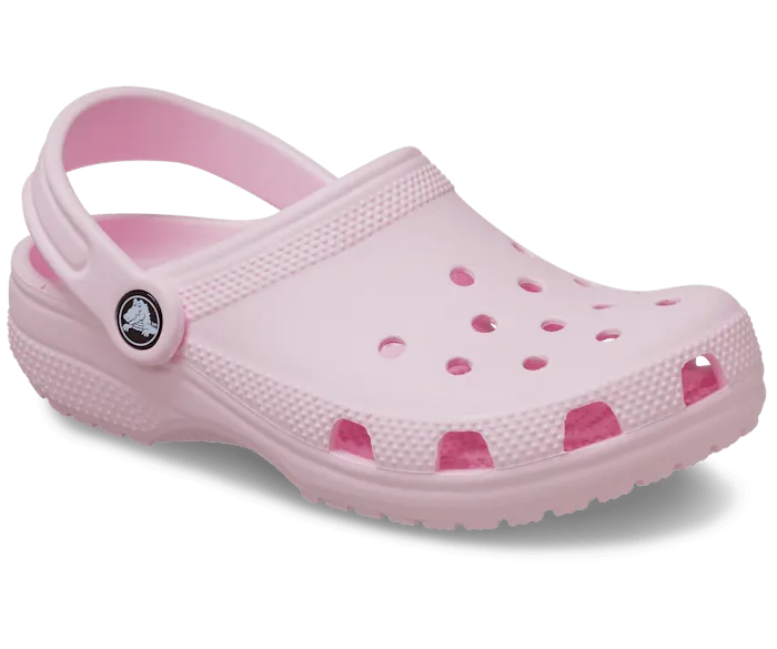 CROCS KID'S CLASSIC PINK MILK CLOGS