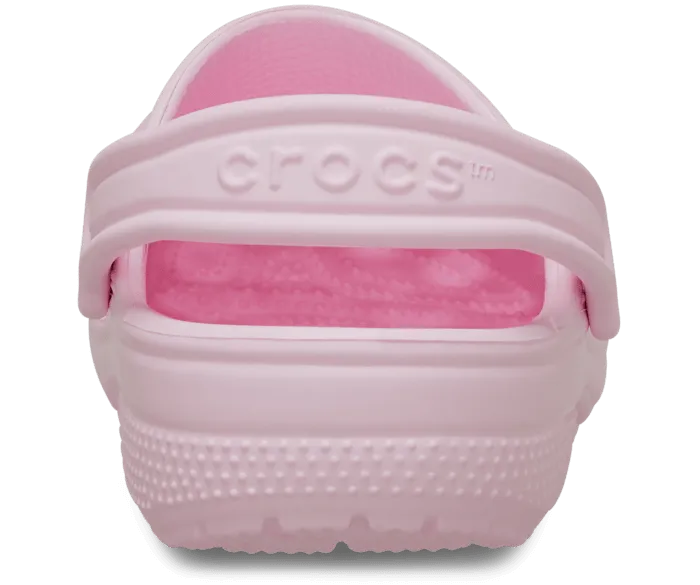 CROCS KID'S CLASSIC PINK MILK CLOGS
