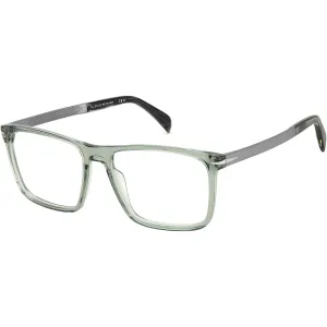 David Beckham Men's Eyeglasses - Green Ruthenium Acetate Square Frame | DB 1094 0R2Z