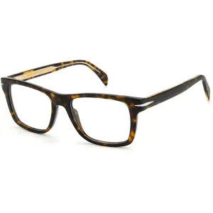 David Beckham Men's Eyeglasses - Havana Rectangular Full Rim Frame | DB-1073 0086