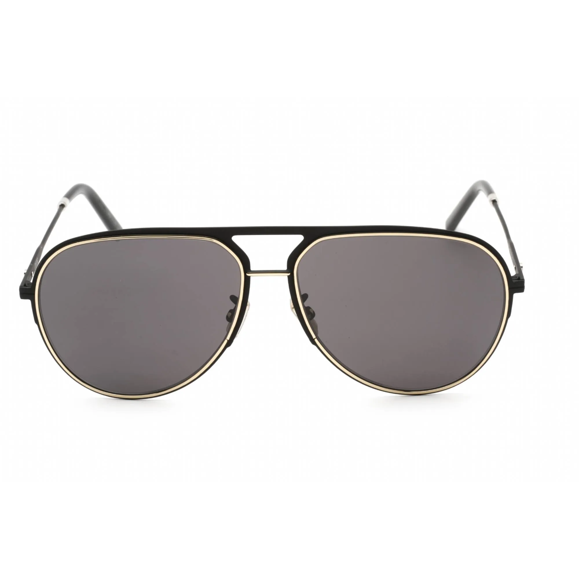 Dior Men's Sunglasses - Matte Black Metal Aviator Full Rim | DIORESSENTIAL A2U 02A
