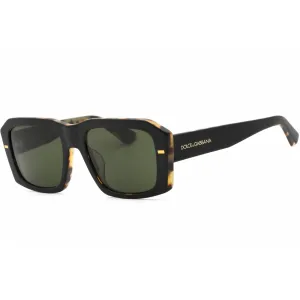 Dolce & Gabbana Men's Sunglasses - Matte Black On Yellow Havana | 0DG4430F 340471