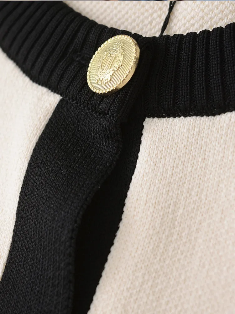 Elegant Women Knitted Cardigan Sweater
