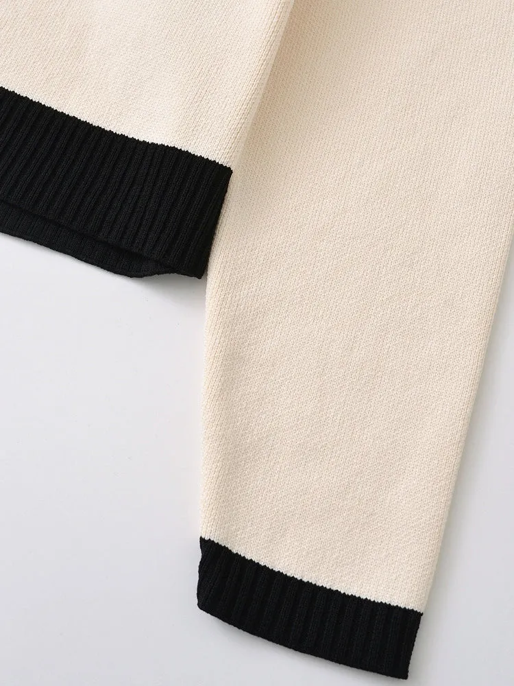 Elegant Women Knitted Cardigan Sweater