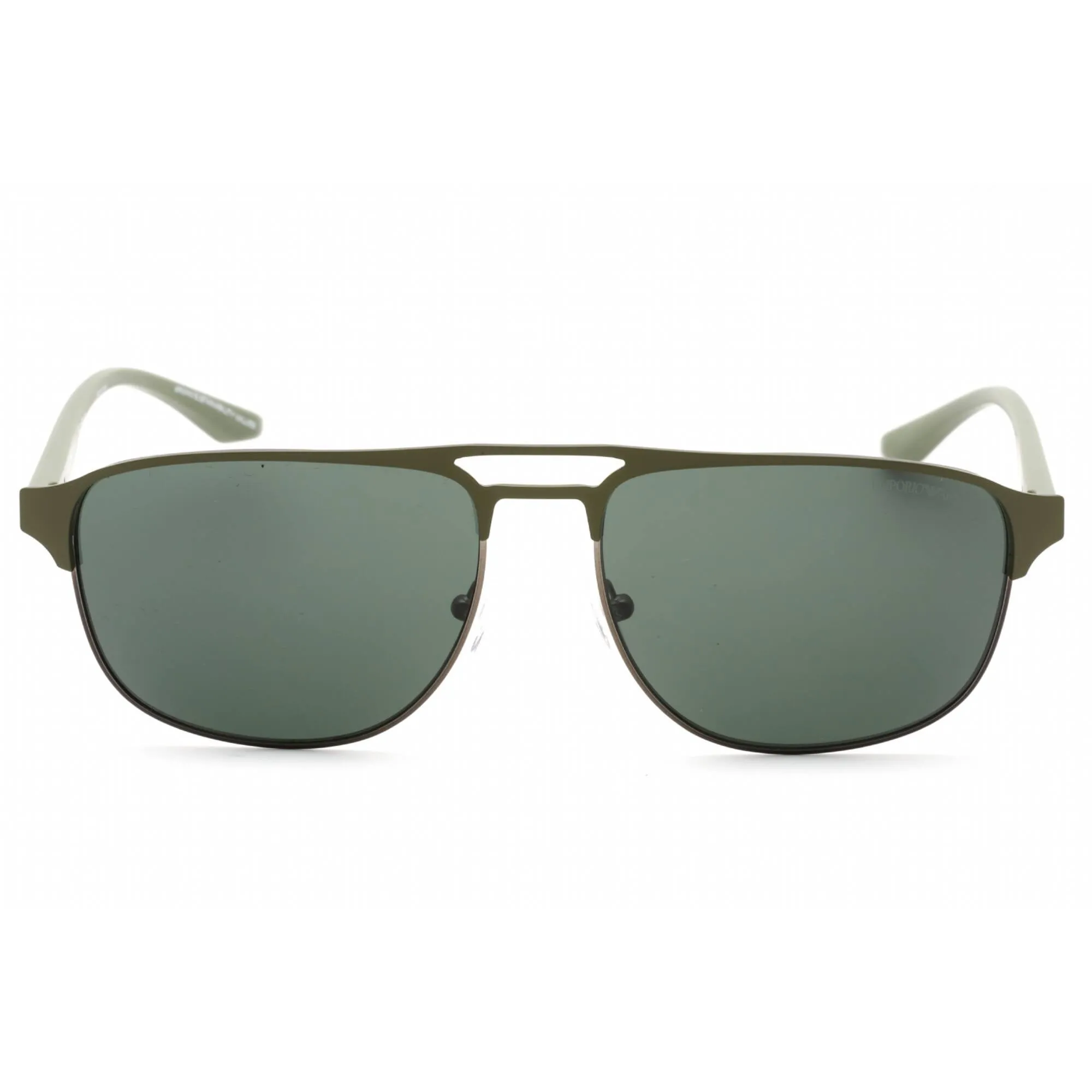 Emporio Armani Men's Sunglasses - Matte Gunmetal/Sage Green Frame | 0EA2144 336771