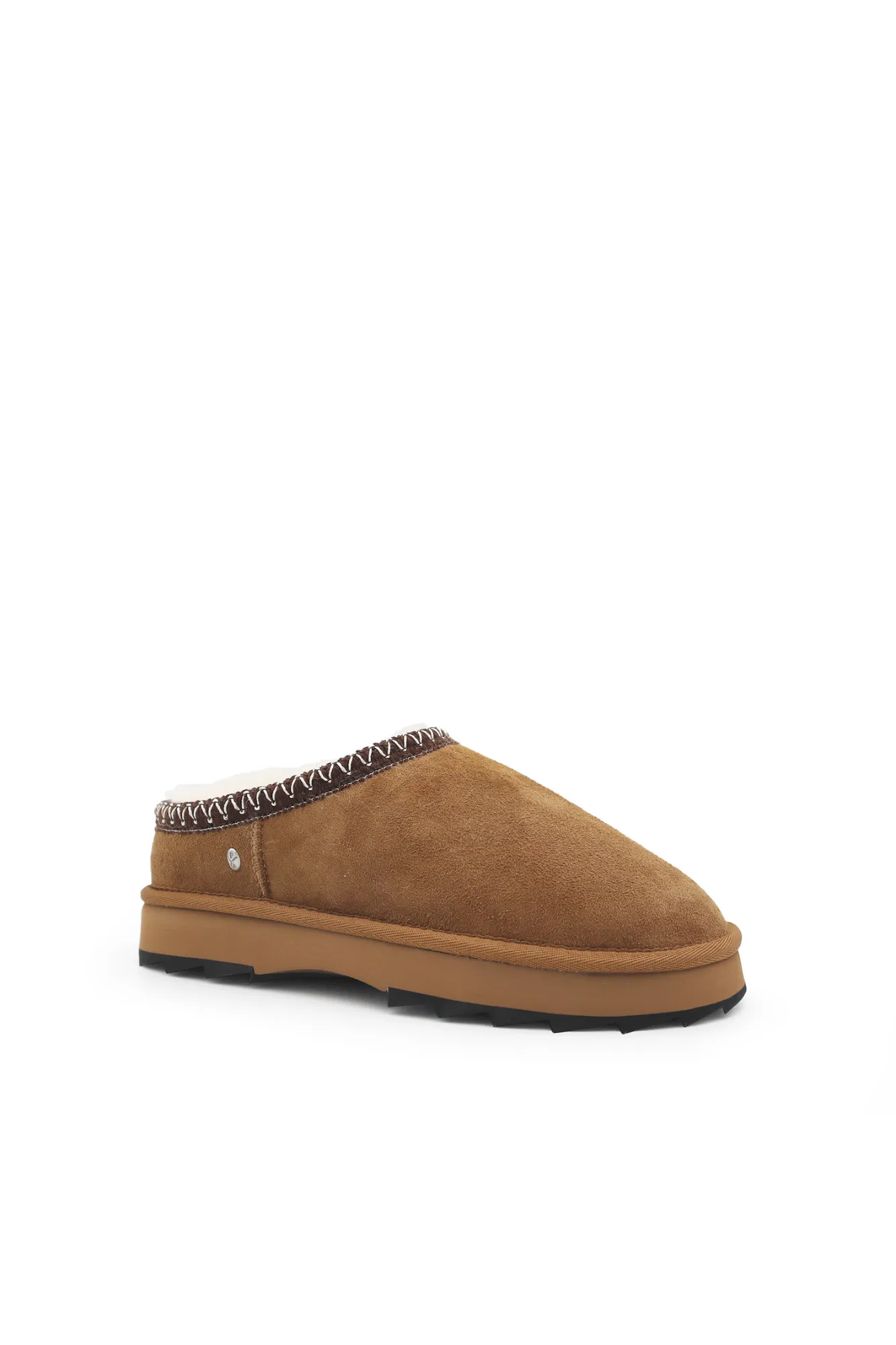 Emu Sharky Scuff Slipper Chestnut