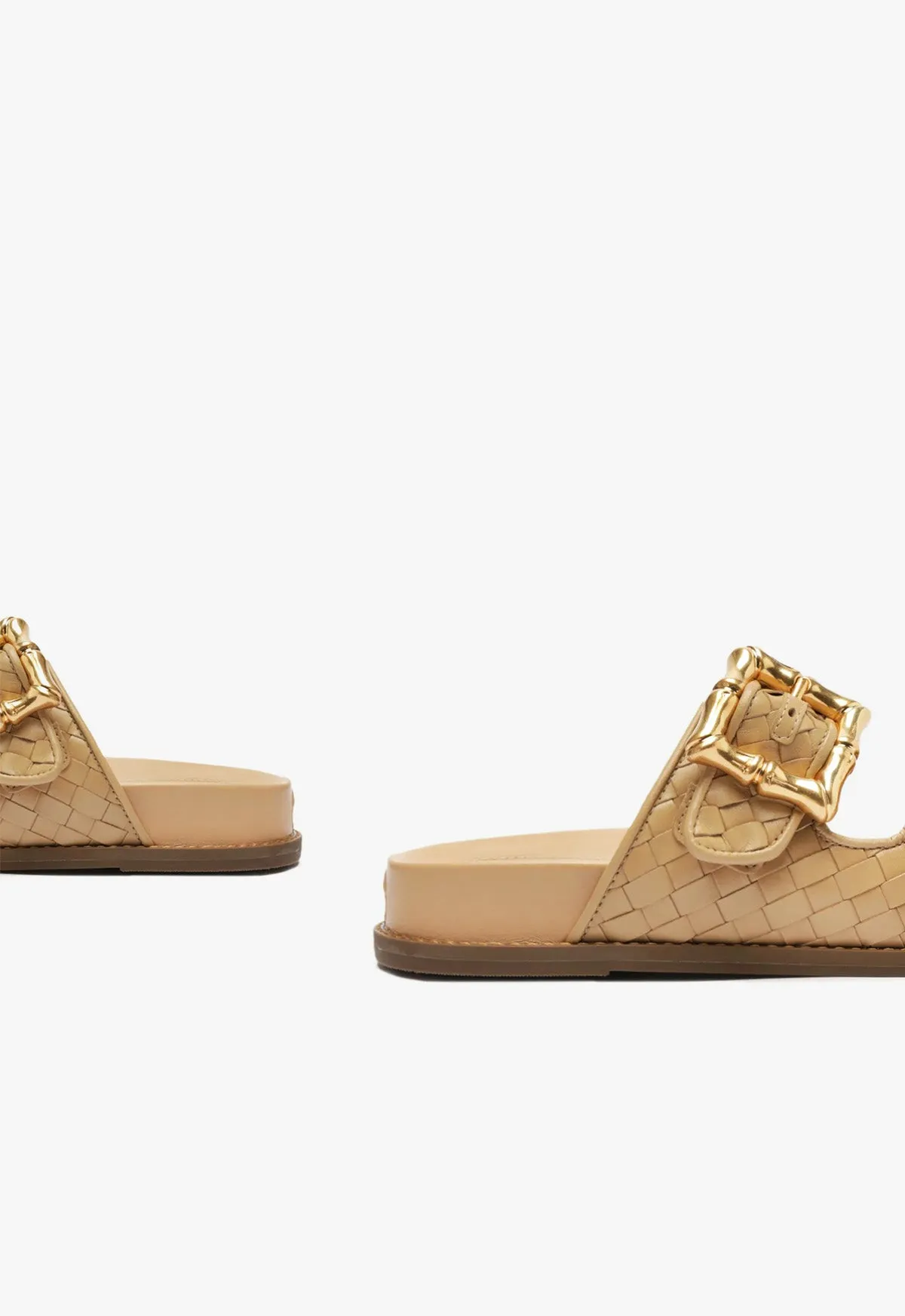 Enola Sporty Woven Leather Sandal