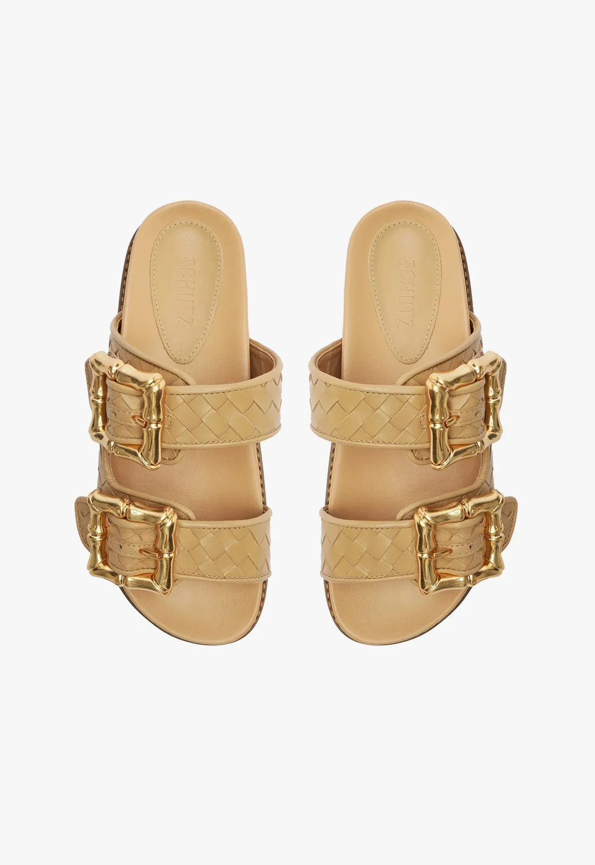 Enola Sporty Woven Leather Sandal