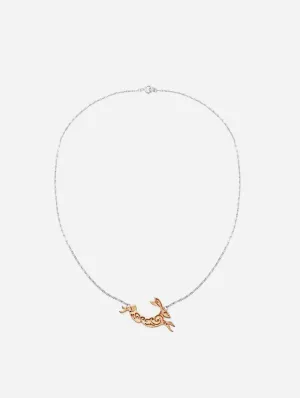 Fairtrade Rose Gold Hare Necklace | 9ct