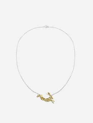 Fairtrade Yellow Gold Hare Necklace | 9ct