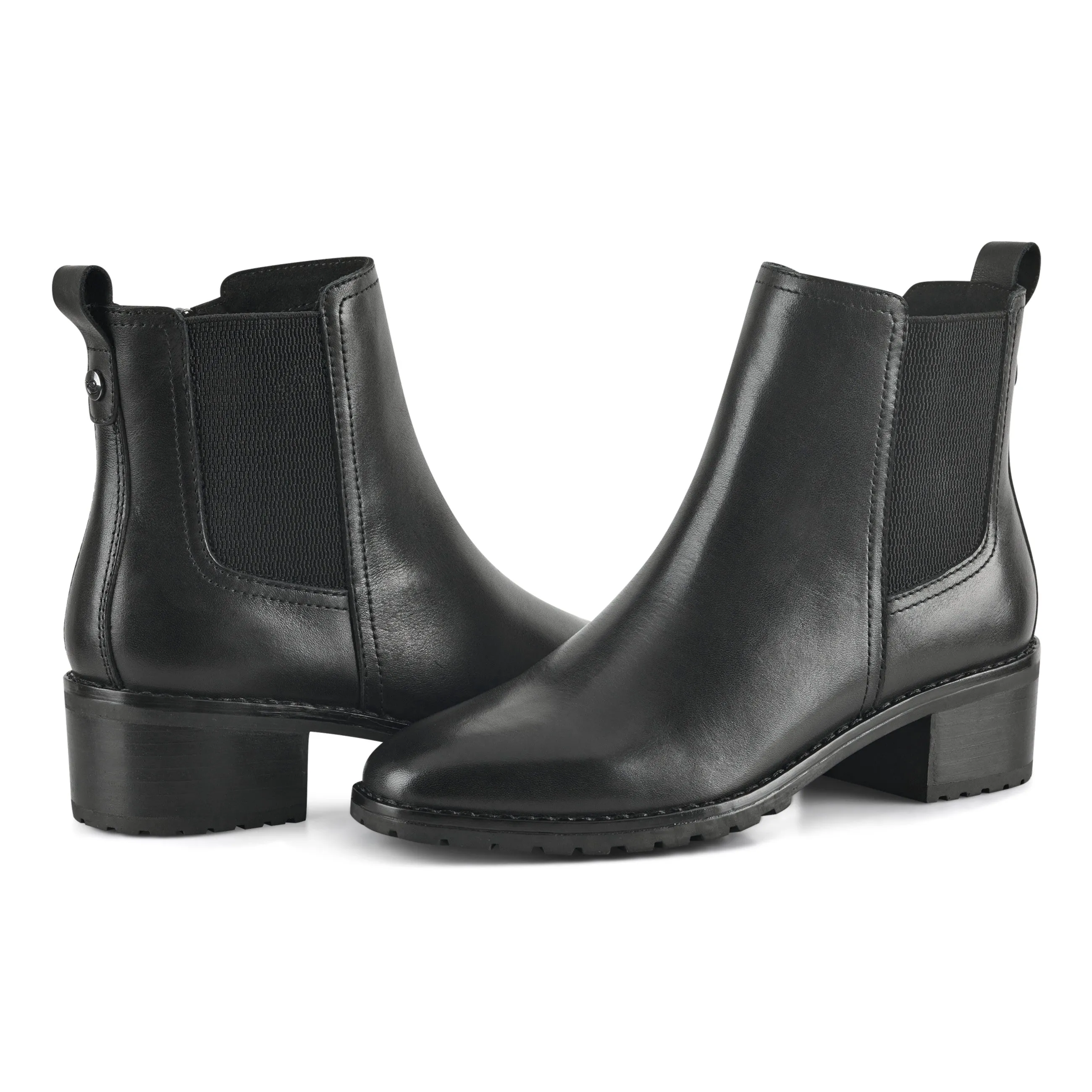 Fedra Block Heel Dress Booties