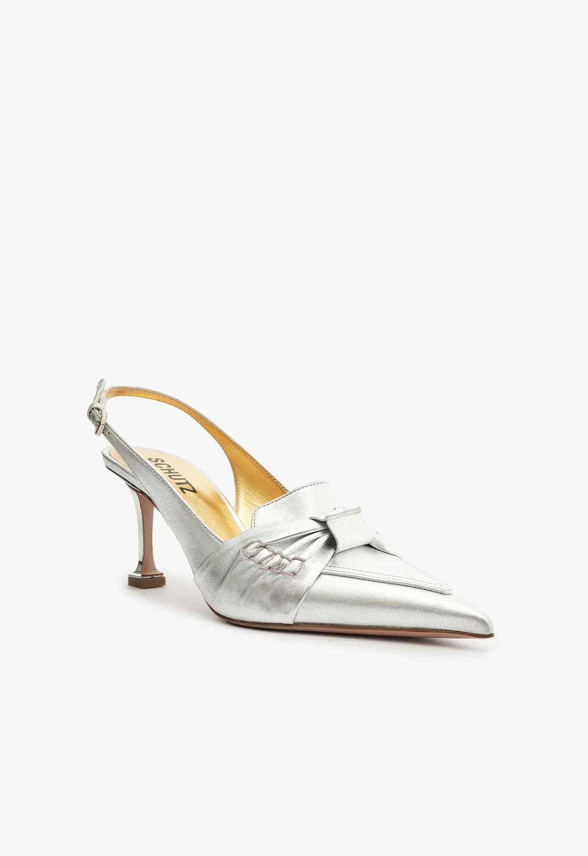 Fiorella Mid Leather Pump