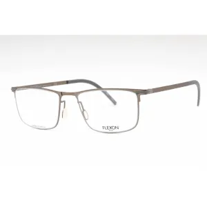 Flexon Men's Eyeglasses - Light Gunmetal Metal Rectangular Frame | FLEXON B2005 032