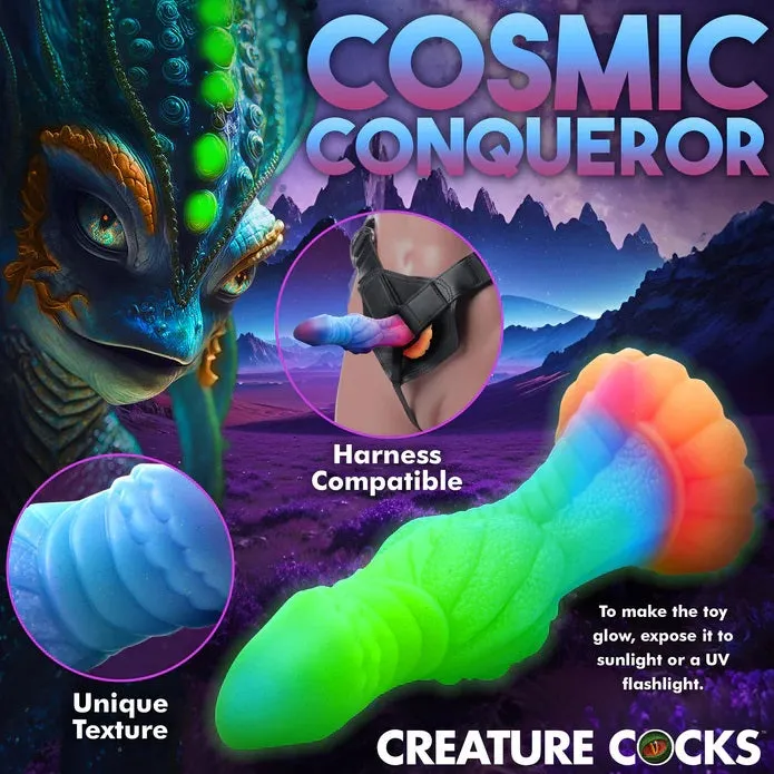GALACTIC COCK ALIEN CREATURE GLOW-IN-THE-DARK DILDO