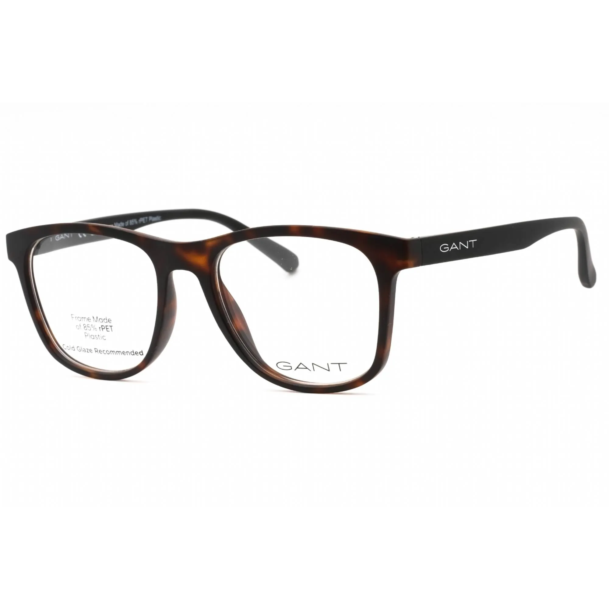 GANT Men's Eyeglasses - Dark Havana Injected Propionate Square Frame | GA3302 052