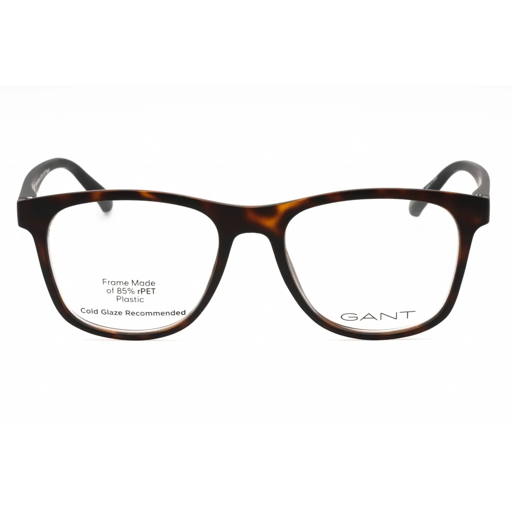 GANT Men's Eyeglasses - Dark Havana Injected Propionate Square Frame | GA3302 052