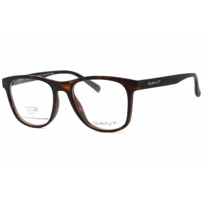 GANT Men's Eyeglasses - Dark Havana Injected Propionate Square Frame | GA3302 052