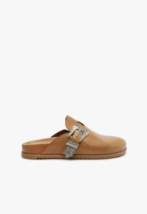 Grace Leather Flat